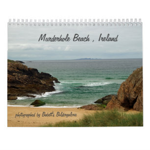 Murderhole Beach, país de irlandês - calendário