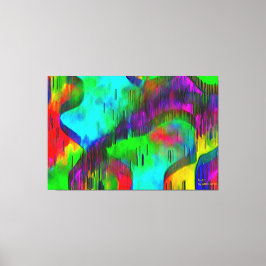 "Muro de Água" Canvas 3 Empilhada 60" x 40"