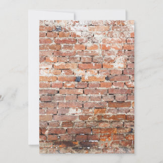 Muro de tijolos antigo