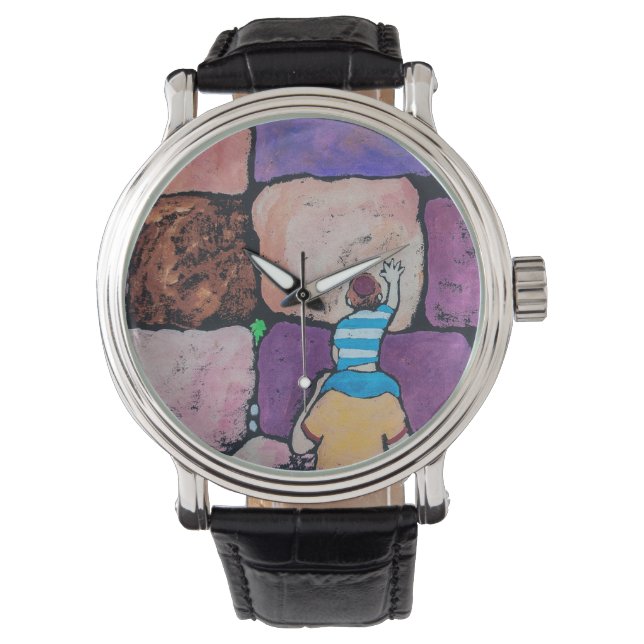 Muro de vela com relógio pai e filho (Frente)