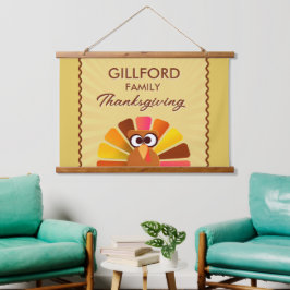 Muro Personalizado de Ação de Graças da Família