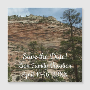 Muros de Rock vestidos no Parque Nacional de Zion