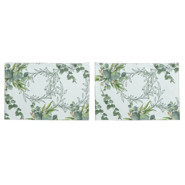 Murugi Luxe Bedards Verdant Harmony Par de (Verso - conjunto)