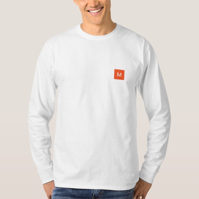 Murugi Veste Camiseta Básica de Capa Longa (Frente)