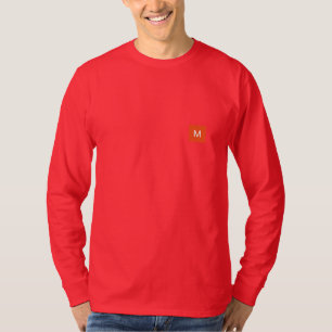 Murugi Veste Camiseta de Longa Folga Básica Mascul