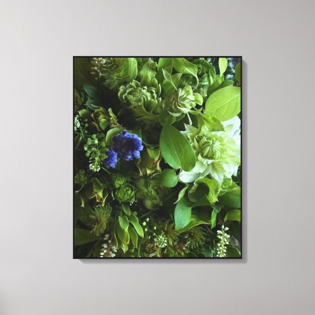 Muscari & Clematis Botanical Canvas Art (Frente)