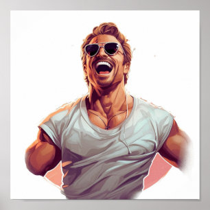 Muscle Man Poster