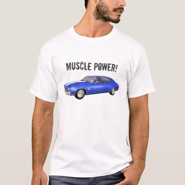 Muscle Power: Chevelle 3D Model: T-Shirt (Frente)