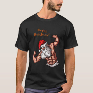 muscle santa gym merry christmas Classic T-Shirt