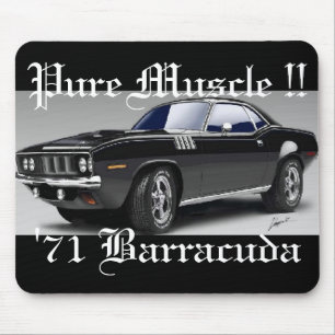 'Músculo puro de 71 Barracuda!! Mousepad