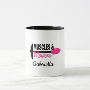 Músculos & caneca personalizada rímel da malhaç