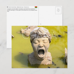 Museu Nkyinkyim, cartão postal de viagem de Gana