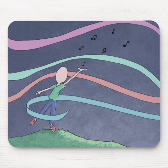 Music and Melody Mouse Pad (Frente)