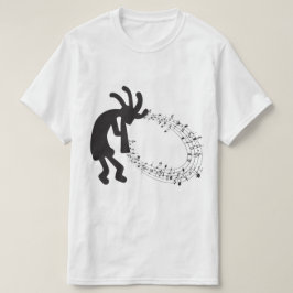 Music and Petroglicph Kokopelli T-Shirt