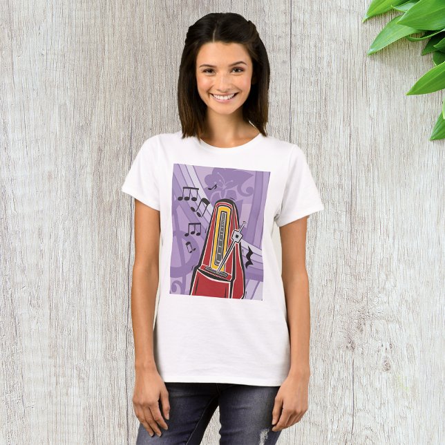 Music Jukebox Womens T-Shirt (Criador carregado)