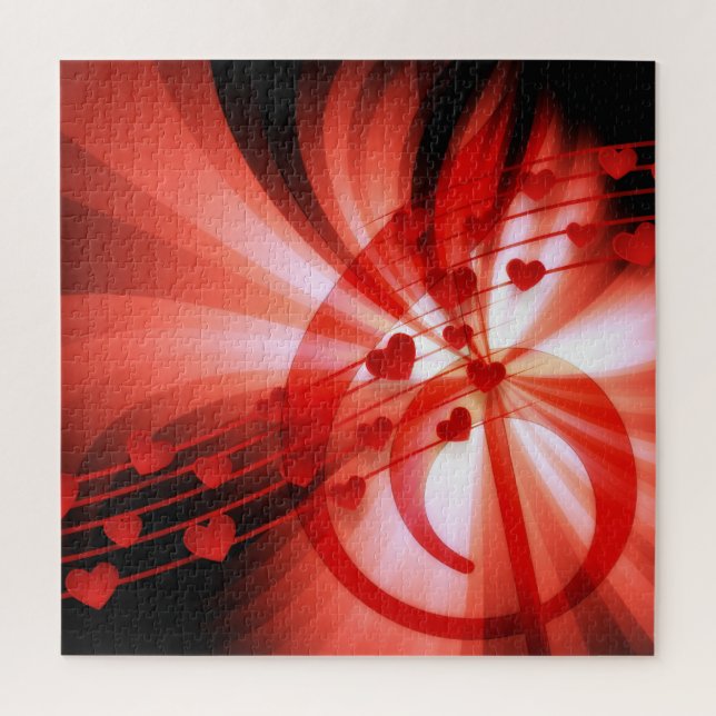 Music Lover Jigsera Quebra-cabeça (Vertical)