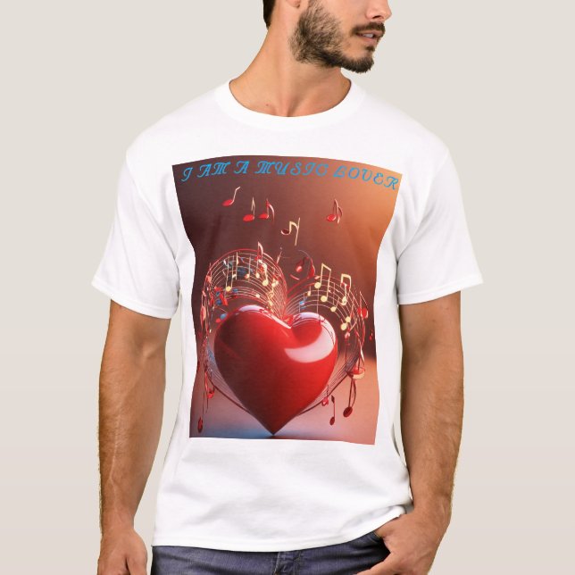 Music Lover T-Shirt (Frente)