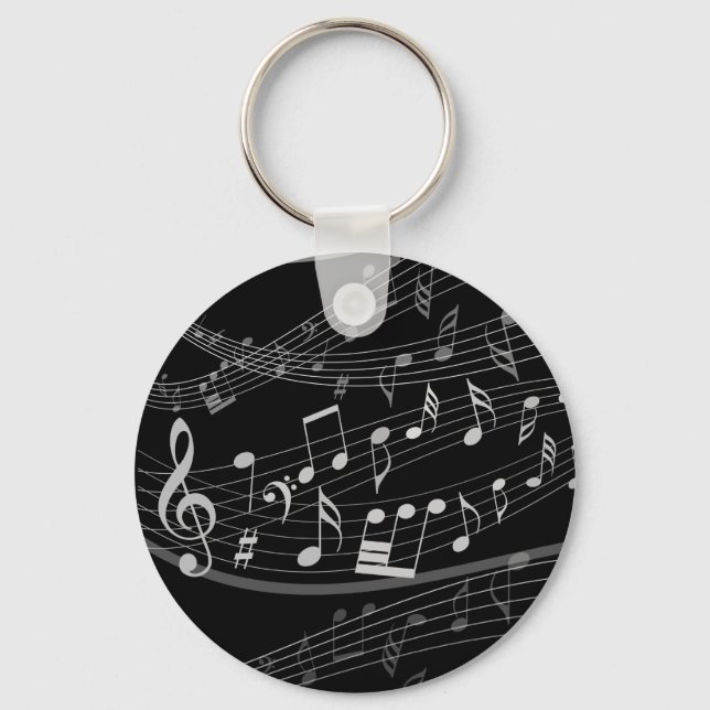Music Note Sheet Chaveiro (Frente)