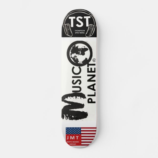MUSIC PLANET EUA Skateboard (Frente)