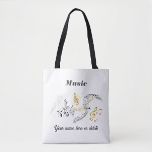 Music Tote Bag - Personalizado
