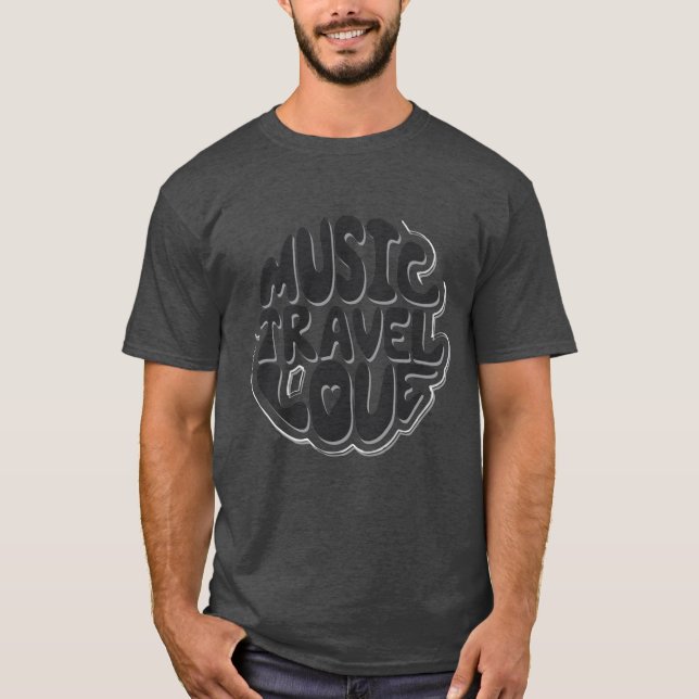 Music Viagem Love T-Shirts (Frente)