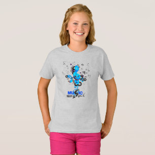 Música alimenta minha alma   Crianças T-Shirt