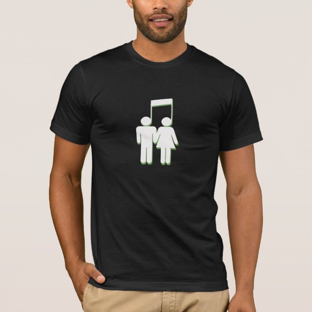 Música Amadurece T-shirt (Frente)