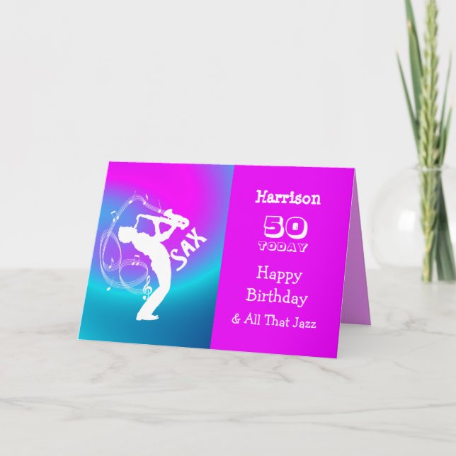 Música Ameaçada Cartão de Aniversário Feliz (Frente)