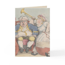 Música - Cartão de Saudação Dobrado