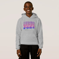 Música Conecta Pessoas | Crianças Pullover Hoodie