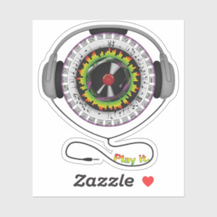 Música da etiqueta do contorno da vida