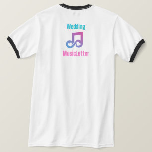 Música de CasamentoLetra Black Ringer T-shirt masc