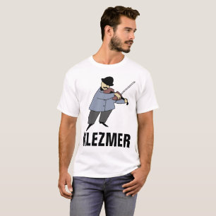 MÚSICA de KLEZMER, t-shirt judaicos, violinista