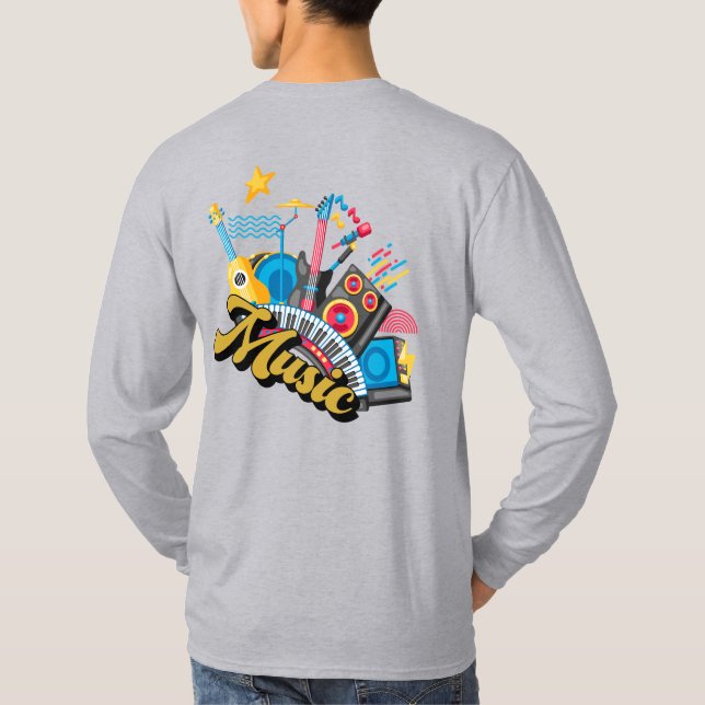 Música de logotipo T-Shirt (Verso)