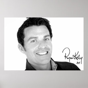 Música de Ryan Kelly - poster "assinado" - acima
