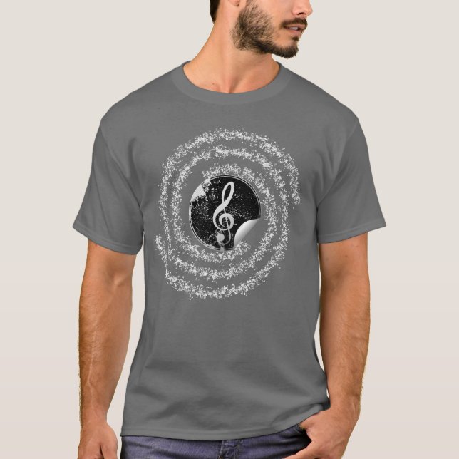 Música e artes t camisa vintage (Frente)