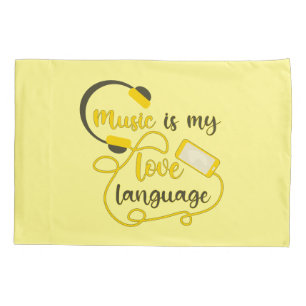 Música é minha língua amorosa, frase romântica