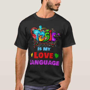Música É Minha Língua De Amor Amor Música Pullover