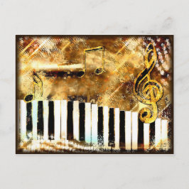 Música e Notas para Piano Elegante