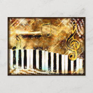 Música e Notas para Piano Elegante