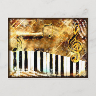 Música e Notas para Piano Elegante
