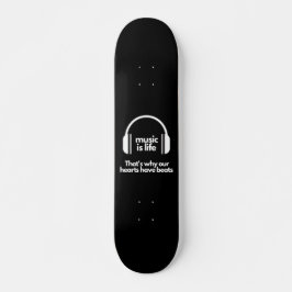 Música é vida - Conselho Skate