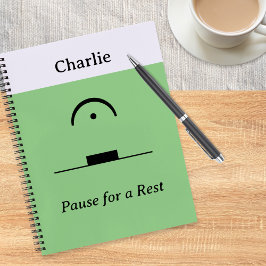 Música Humor Pause for Rest Funny Personalizado