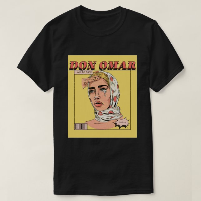 Música Latina - Don Omar Classic T-Shirt (Frente do Design)