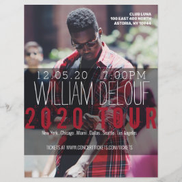 Música, Livro, Tour, Banda, Autor Flyer