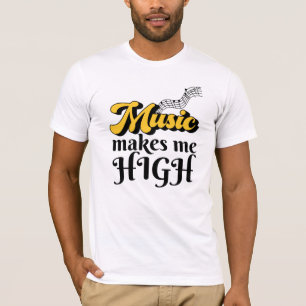 Música Me Torna Uma Camisa Alta