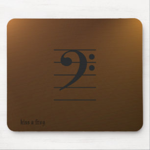 Música Mousepad - clef baixo