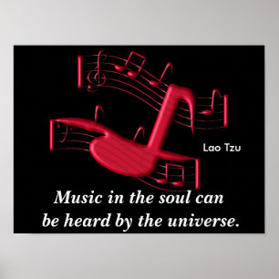 Música na alma - poster da arte