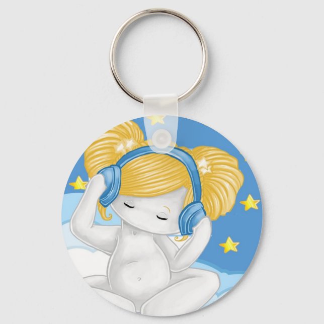 Música para a alma chaveiro (Frente)