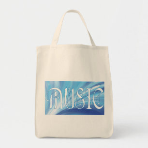MÚSICA personalizada com bolsa de espiral azul